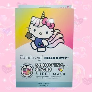 The Crème Shop x Sanrio Hello Kitty Unicorn Shooting Stars Sheet Mask PACK OF 3